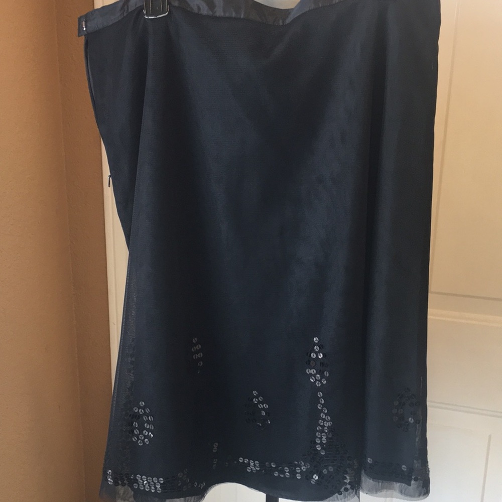 Old navy black skirt with tulle and sequins size 12